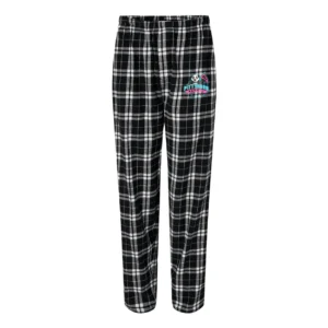 Pittsboro Panda Logo Adult Flannel Pants